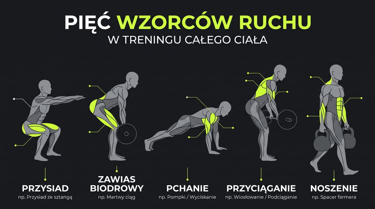 Pięć wzorców ruchu w treningu całego ciała